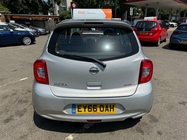 Nissan Micra 2016 1.2 Acenta Hatchback Euro 6 Silver #5