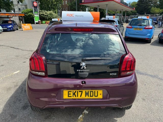 Peugeot 108 2017 1.0 Active Hatchback Euro 6 Purple #5