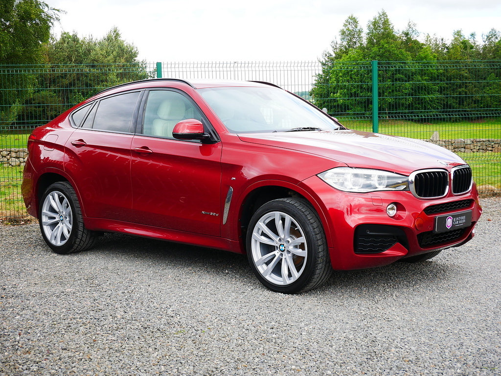 BMW X6 3.0 30D M Sport Xdrive Euro 6 U3346 Ulez Red #2