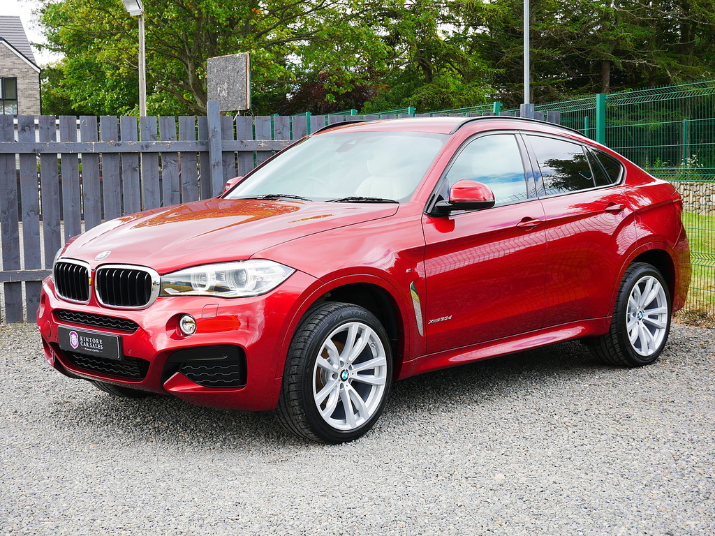 BMW X6 3.0 30D M Sport Xdrive Euro 6 U3346 Ulez Red #4