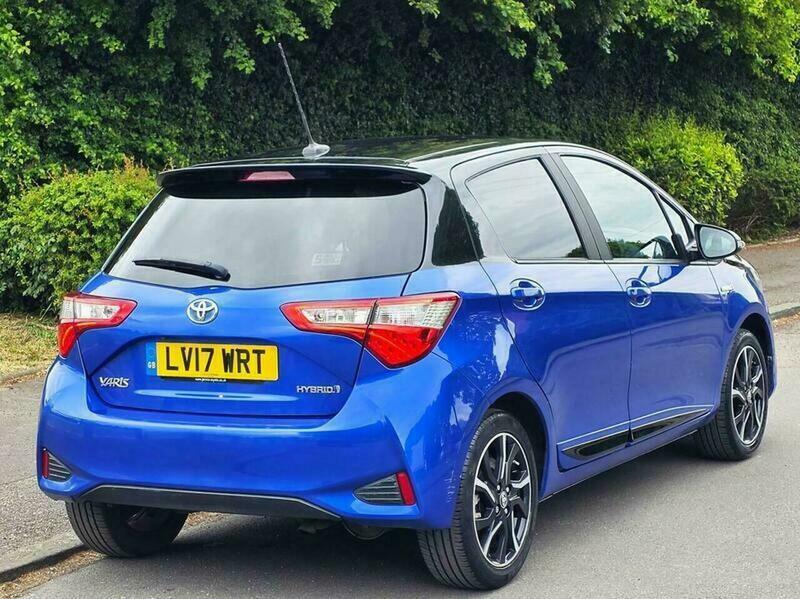 Toyota Yaris 1.5 Vvt-h Blue Bi-tone LV17WRT Blue #6