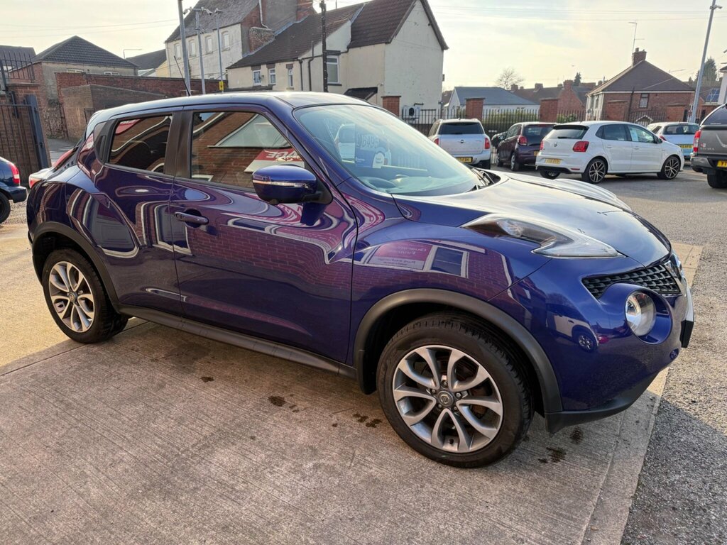 Nissan Juke 1.2 Dig-t Tekna Euro 6 Ss BF17YDO Blue #2
