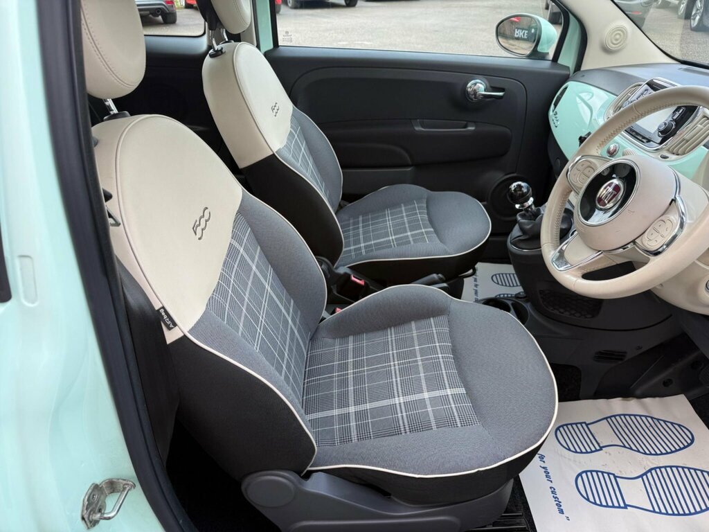 Fiat 500 1.2 Pop Hatchback White #13