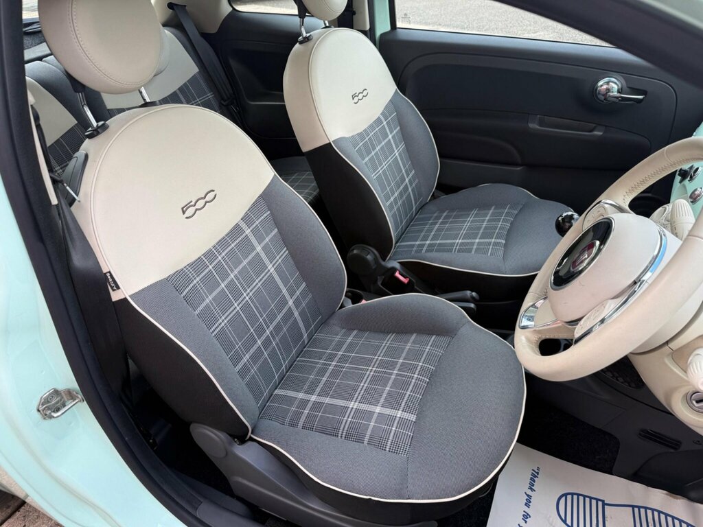 Fiat 500 1.2 Pop Hatchback White #12