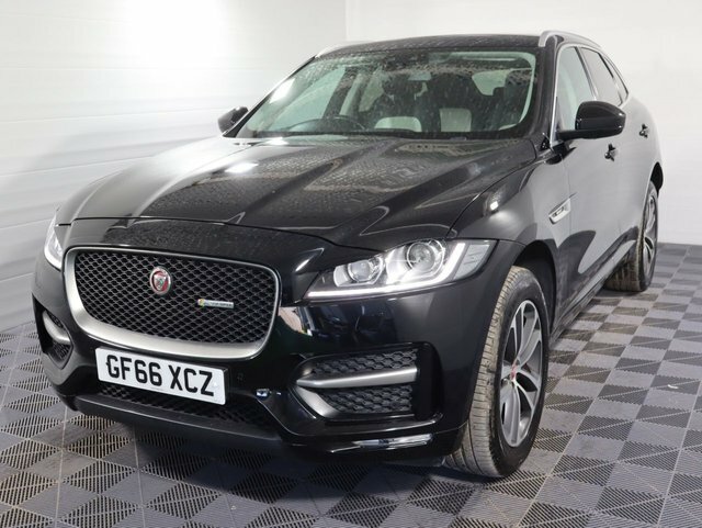 Jaguar F-Pace 2.0 D180 R-sport Suv Awd Euro 6 S GF66XCZ Black #3