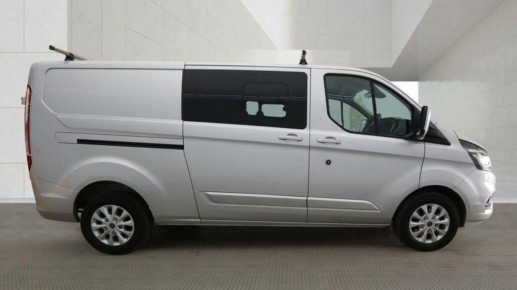 Ford Transit Custom 2.0 320 Ecoblue Limited Crew Van L2 H1 Euro 6 Ss Silver #5