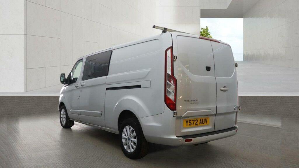 Ford Transit Custom 2.0 320 Ecoblue Limited Crew Van L2 H1 Euro 6 Ss Silver #2