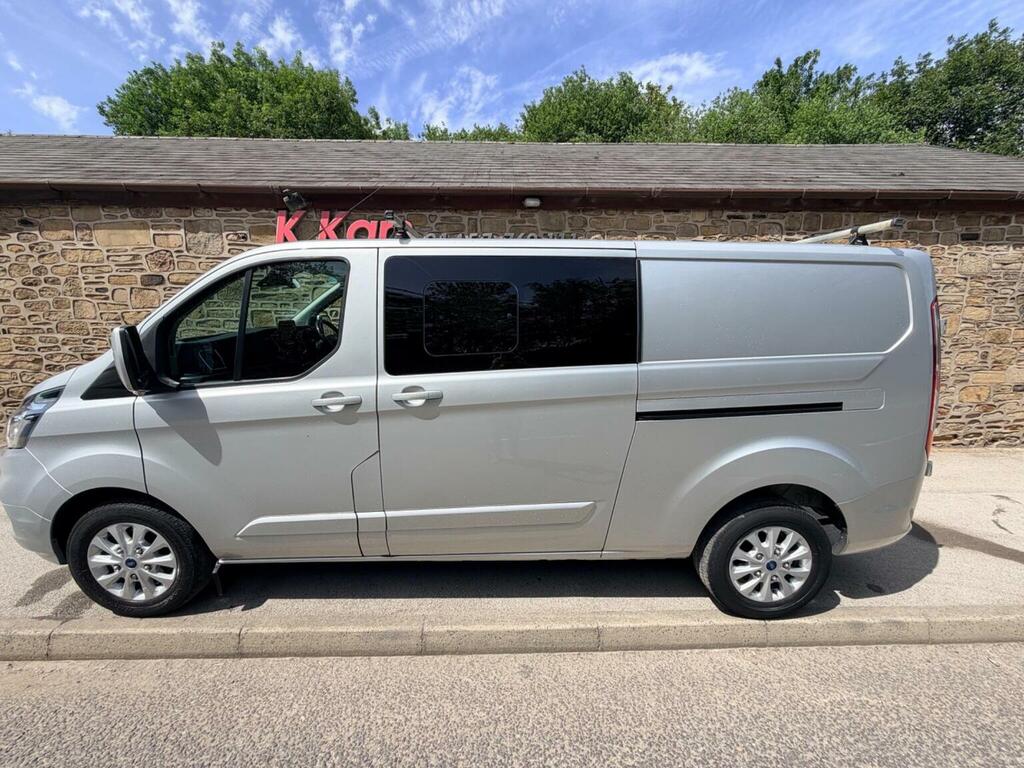 Ford Transit Custom Combi Van 2.0 320 Ecoblue Limited Crew Van L2 H1 E YS72AUV Silver #6
