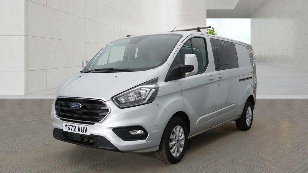 Ford Transit Custom 2.0 320 Ecoblue Limited Crew Van L2 H1 Euro 6 Ss Silver