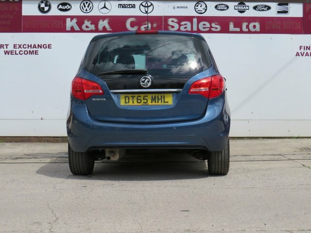 Vauxhall Meriva 2016 1.4I Se Mpv Euro 6 100 Ps DT65MHL Blue #4