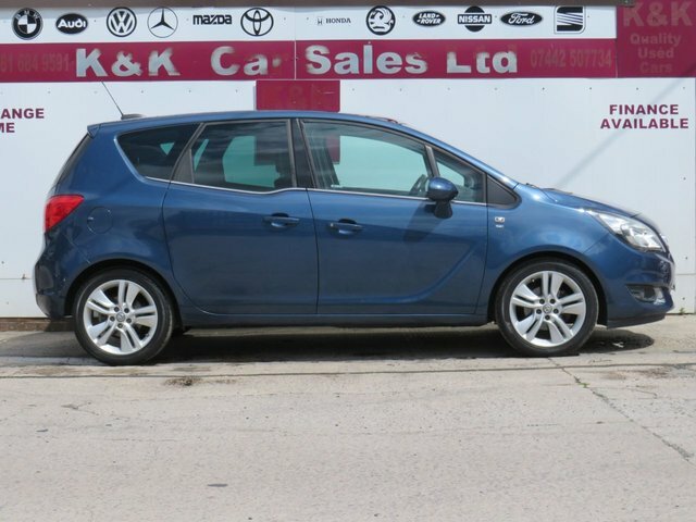 Vauxhall Meriva 2016 1.4I Se Mpv Euro 6 100 Ps DT65MHL Blue #3