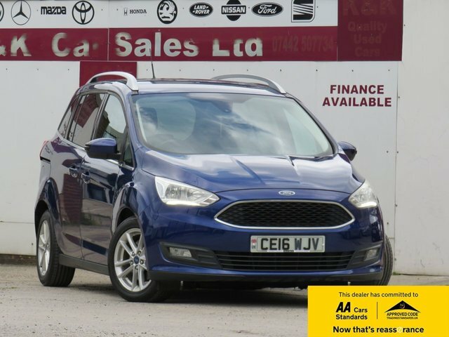 Ford Grand C-Max 2016 1.5 Tdci Zetec Mpv Euro 6 Blue