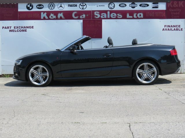 Audi A5 2014 2.0 Tdi S Line Special Edition Convertible Black #6