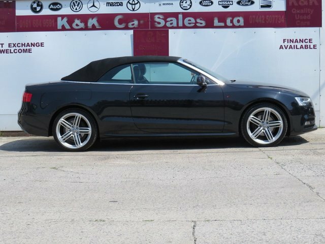 Audi A5 2014 2.0 Tdi S Line Special Edition Convertible Black #5