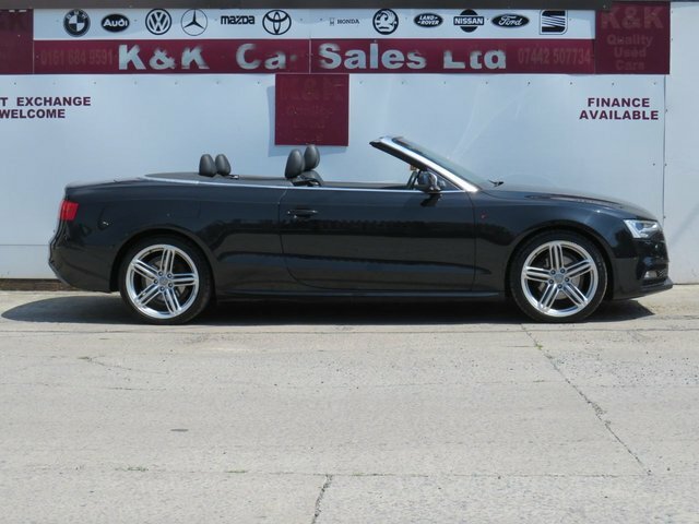 Audi A5 2014 2.0 Tdi S Line Special Edition Convertible Black #2