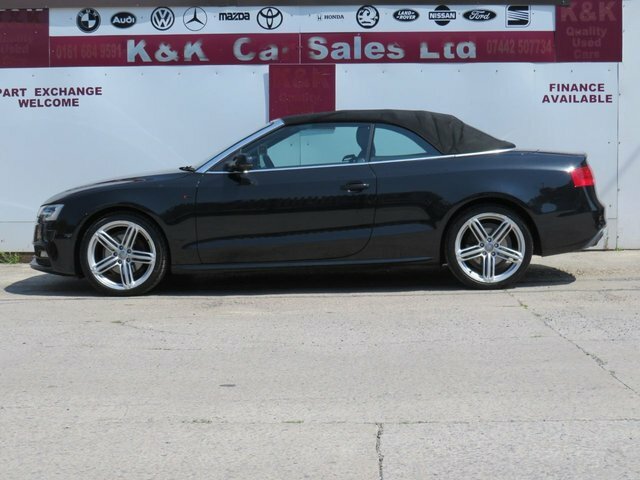 Audi A5 2014 2.0 Tdi S Line Special Edition Convertible Black #3