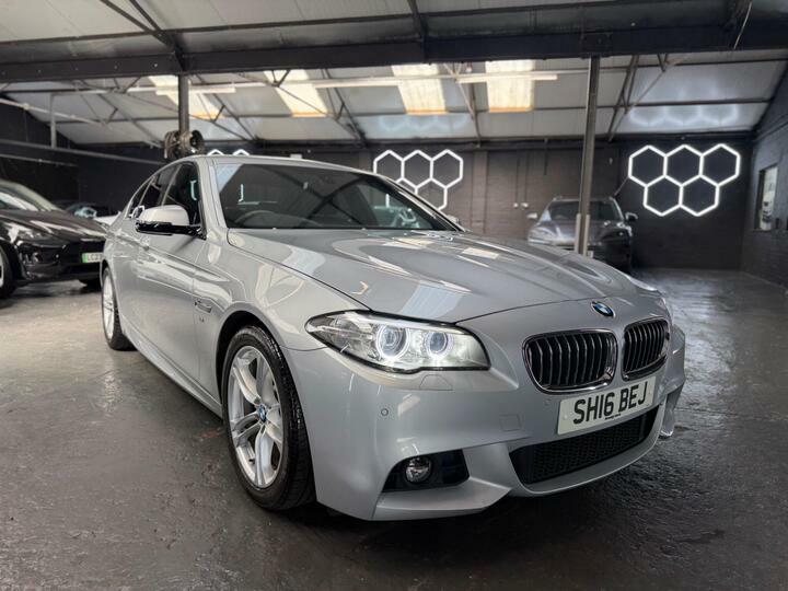 BMW 5 Series 2.0 520D M Sport Euro 6 Ss Silver #3