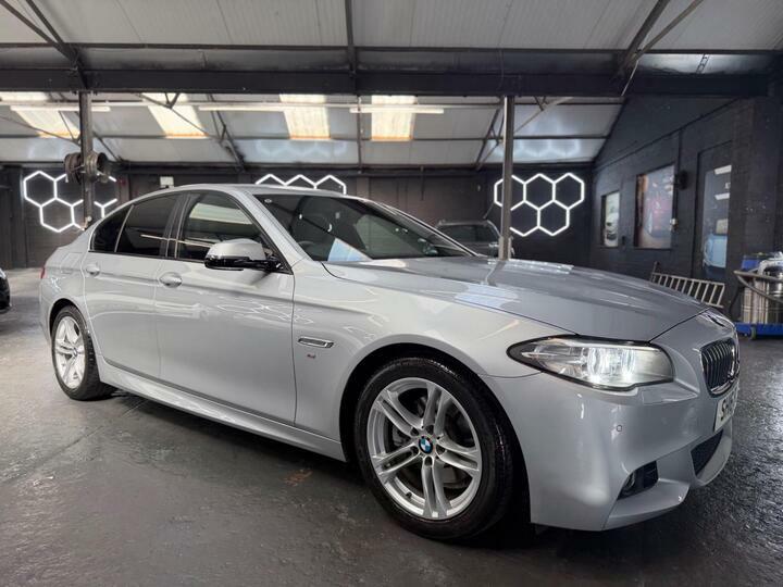 BMW 5 Series 2.0 520D M Sport Euro 6 Ss Silver #4
