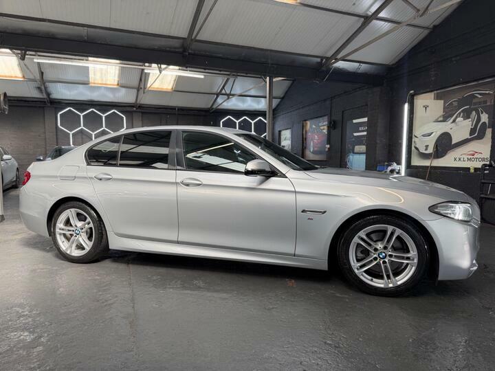 BMW 5 Series 2.0 520D M Sport Euro 6 Ss Silver #5