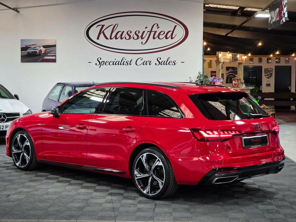 Audi A4 Avant Estate 2.0 Tfsi 35 Black Edition S Tronic Euro 6 Red #2