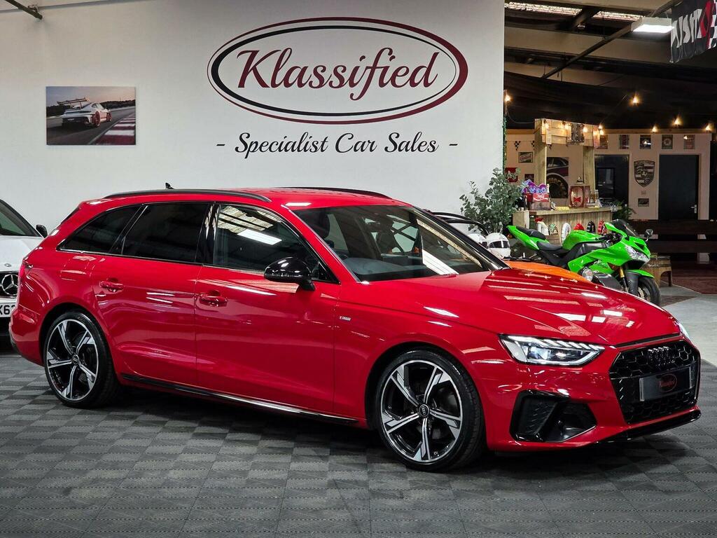 Audi A4 Avant Estate 2.0 Tfsi 35 Black Edition S Tronic Euro 6 Red