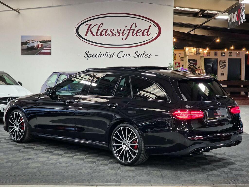 Mercedes-Benz E Class Estate 2.0 E220d Amg Line Premium G-tronic Euro KY68OKE Black #2