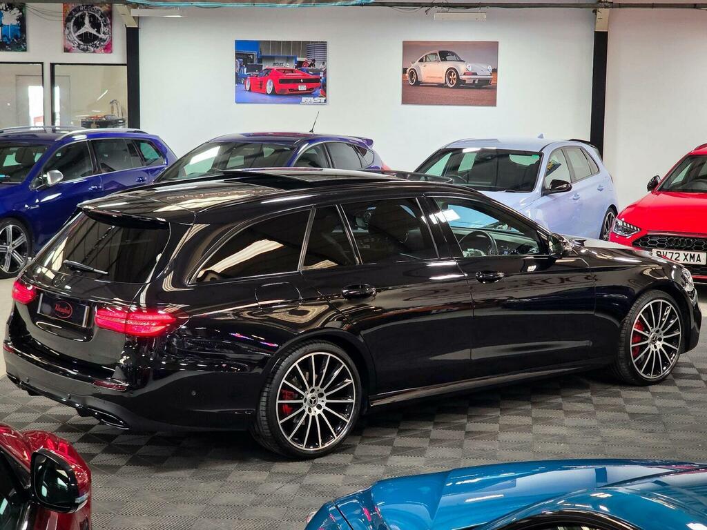 Mercedes-Benz E Class Estate 2.0 E220d Amg Line Premium G-tronic Euro KY68OKE Black #6