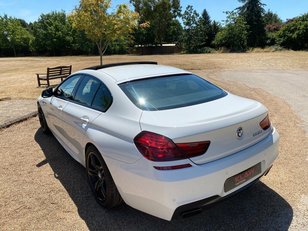 BMW 6 Series Gran Coupe F06 4.4 V8 650I M Sport Euro 6 Ss White #5