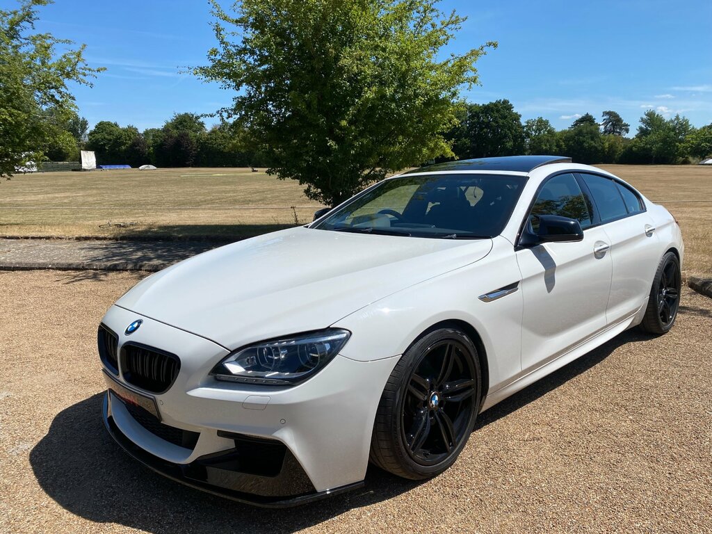 BMW 6 Series Gran Coupe F06 4.4 V8 650I M Sport Euro 6 Ss White #4