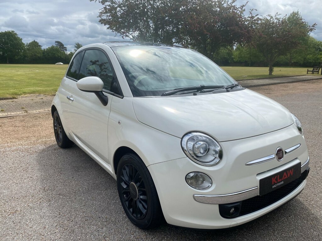 Fiat 500 0.9 Twinair Lounge Panroof Euro 6Ss White #3