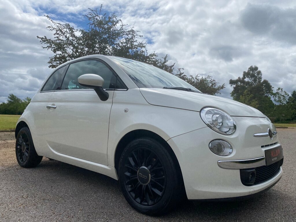 Fiat 500 0.9 Twinair Lounge Panroof Euro 6Ss White