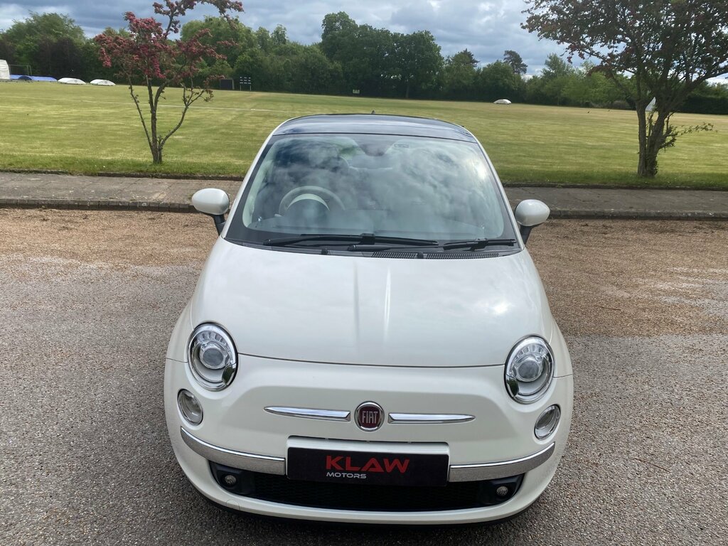 Fiat 500 0.9 Twinair Lounge Panroof Euro 6Ss White #5