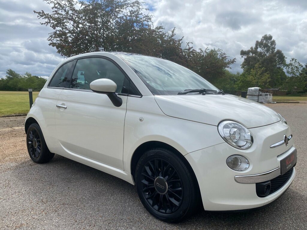 Fiat 500 0.9 Twinair Lounge Panroof Euro 6Ss White #2