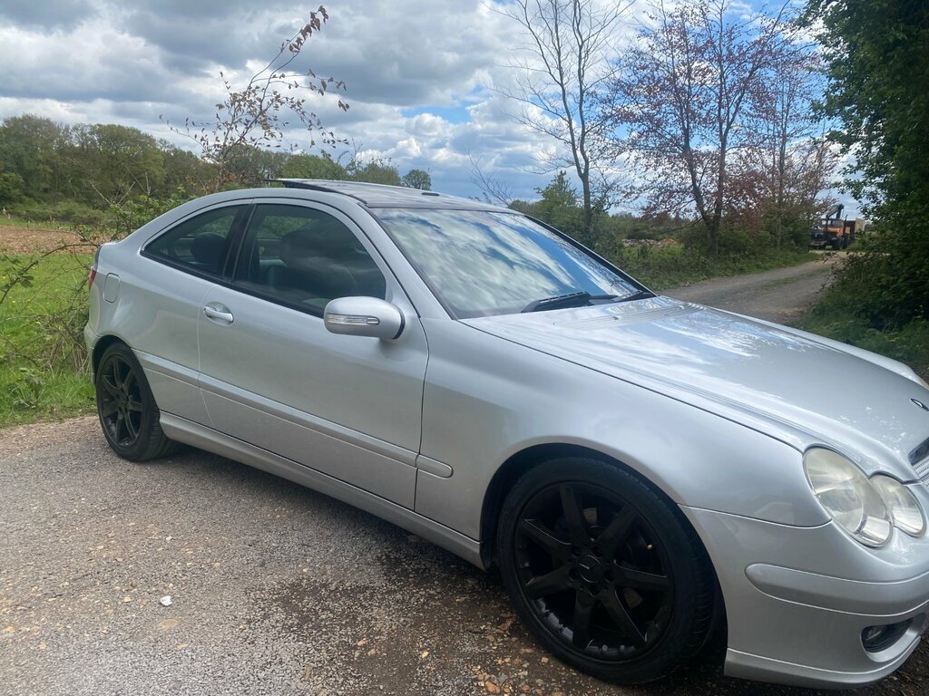Mercedes-Benz C Class 1.8 C200 Kompressor Se Coupe Silver #2