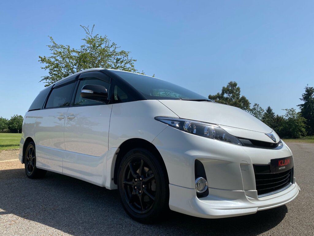 Toyota Estima 2.4 Aeras Leather Package Facelift 7 Sea White #2