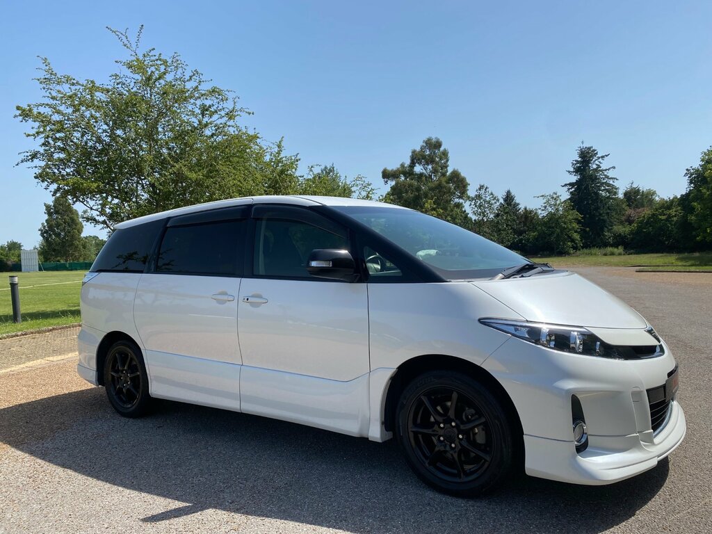 Toyota Estima 2.4 Aeras Leather Package Facelift 7 Sea White #4