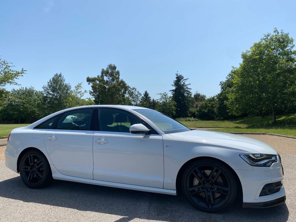 Audi A6 C7 S Line 3.0 Tfsi V6 Supercharged S Tronic Quattr White #3