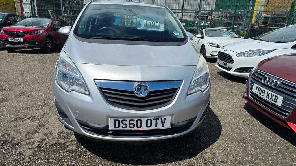 Vauxhall Meriva Mpv 1.4 16V Exclusiv Euro 5 201060 Silver #2