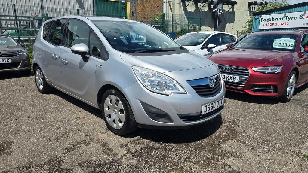 Vauxhall Meriva Mpv 1.4 16V Exclusiv Euro 5 201060 Silver