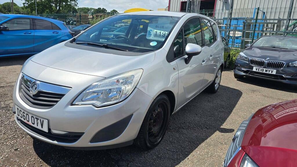 Vauxhall Meriva Mpv 1.4 16V Exclusiv Euro 5 201060 Silver #3