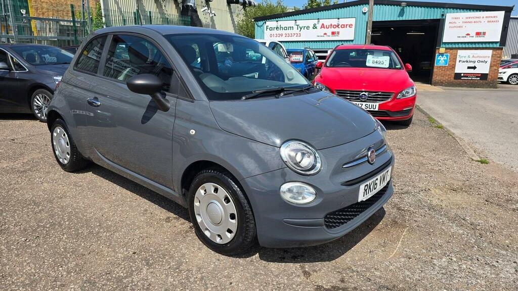 Fiat 500 Hatchback 1.2 Pop Euro 6 Ss 201616 Grey
