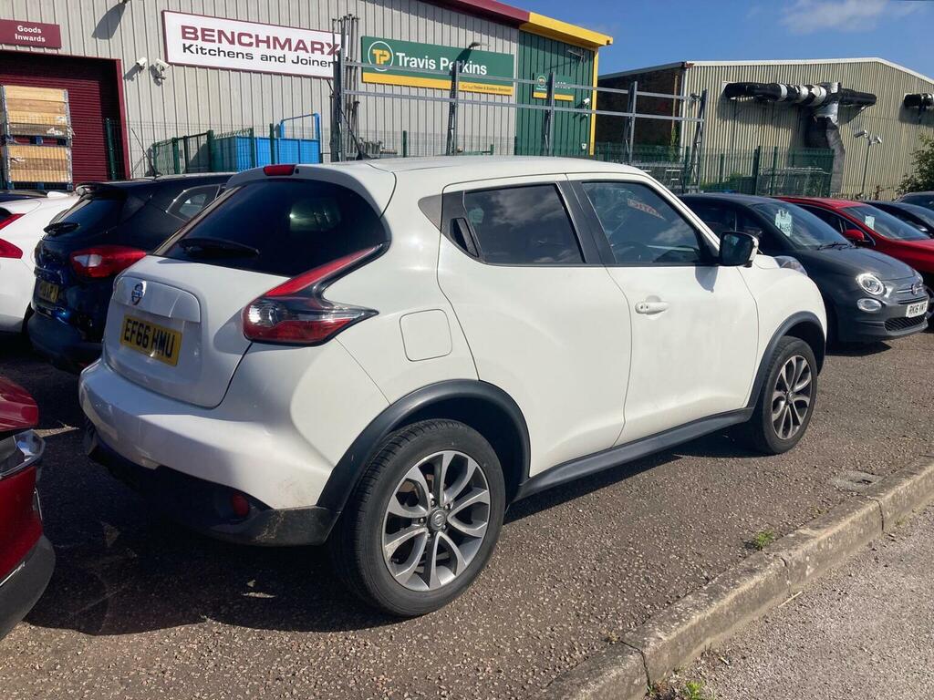 Nissan Juke 1.6 Tekna Xtron Euro 6 White #6