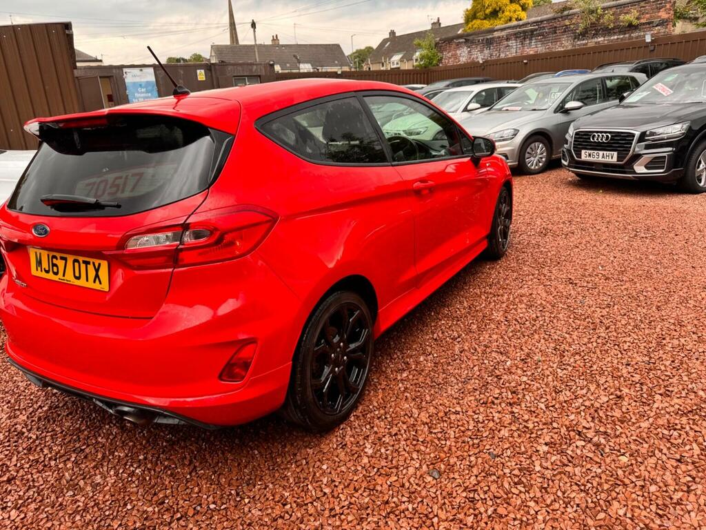 Ford Fiesta Hatchback 1.0T Ecoboost St-line Euro 6 Ss MJ67OTX Red #4
