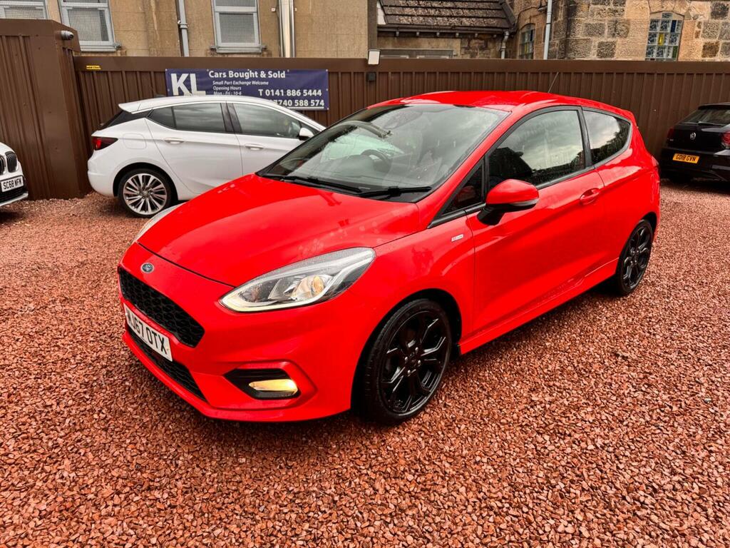 Ford Fiesta Hatchback 1.0T Ecoboost St-line Euro 6 Ss MJ67OTX Red #2