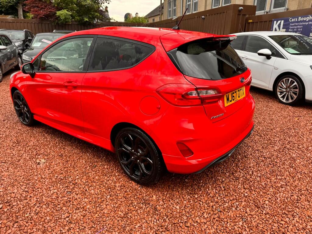 Ford Fiesta Hatchback 1.0T Ecoboost St-line Euro 6 Ss MJ67OTX Red #6