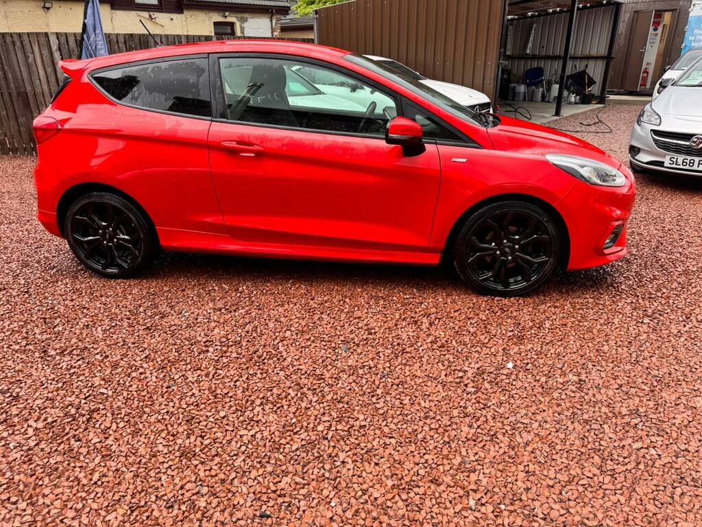 Ford Fiesta Hatchback 1.0T Ecoboost St-line Euro 6 Ss MJ67OTX Red #5