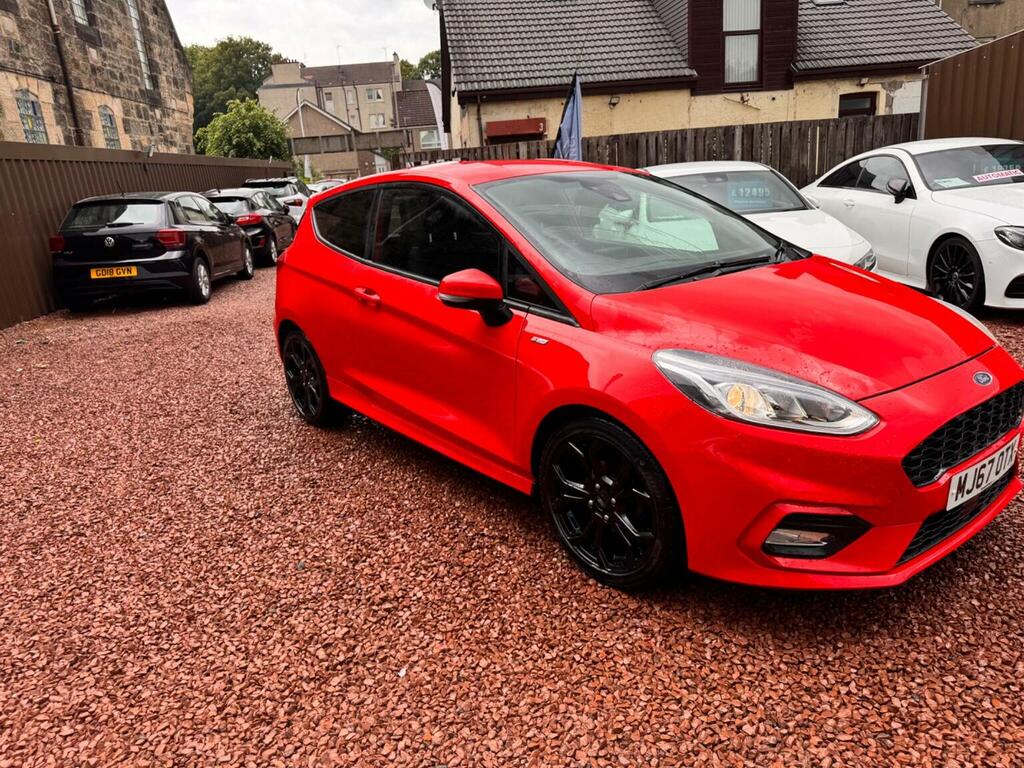 Ford Fiesta Hatchback 1.0T Ecoboost St-line Euro 6 Ss MJ67OTX Red #3