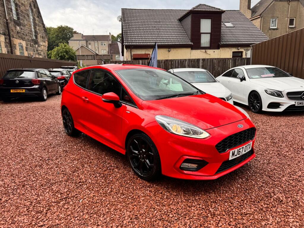Ford Fiesta Hatchback 1.0T Ecoboost St-line Euro 6 Ss Red