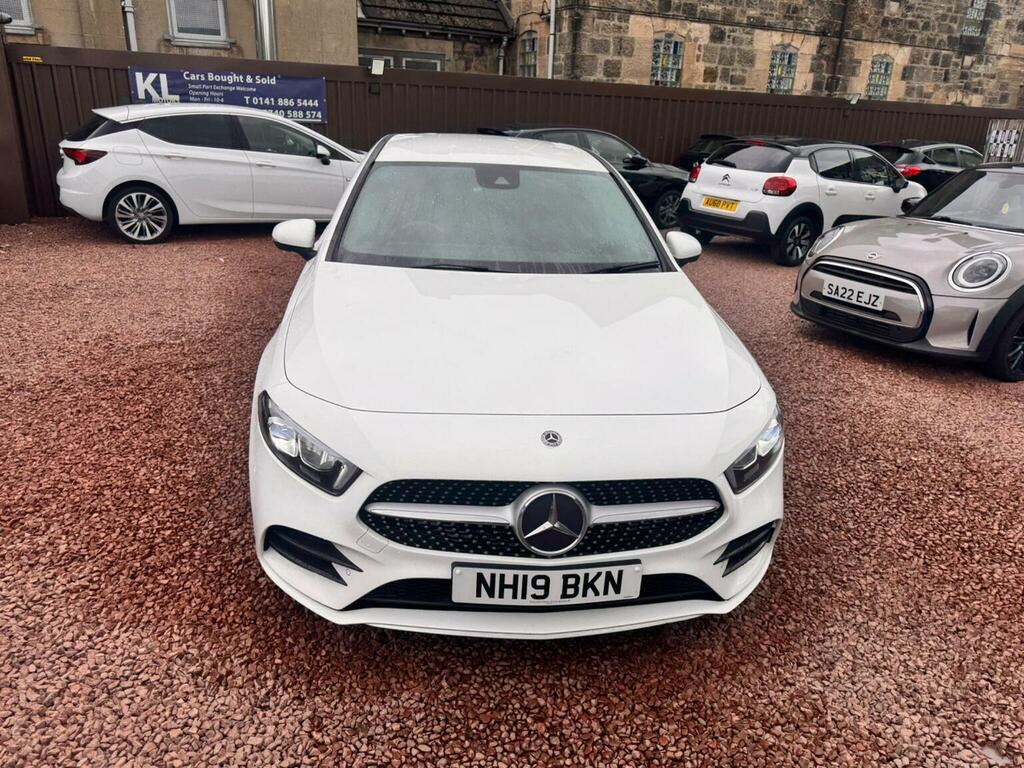 Mercedes-Benz A Class Hatchback 1.3 A180 Amg Line Executive Euro 6 S NH19BKN White #3