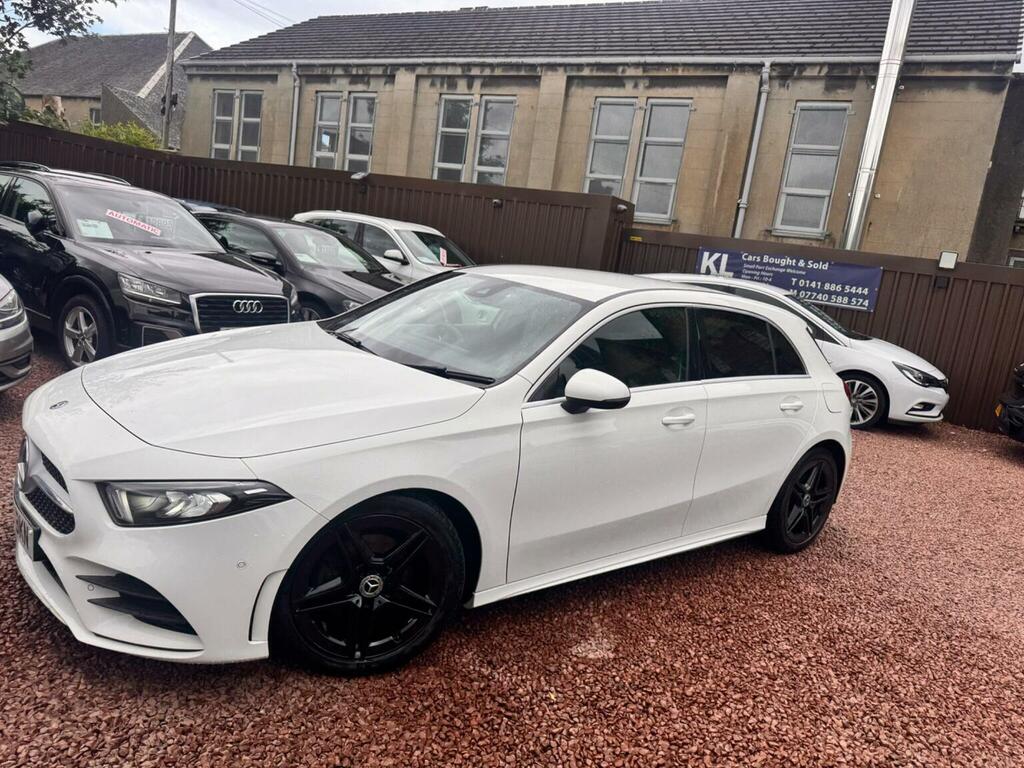 Mercedes-Benz A Class Hatchback 1.3 A180 Amg Line Executive Euro 6 S NH19BKN White #5
